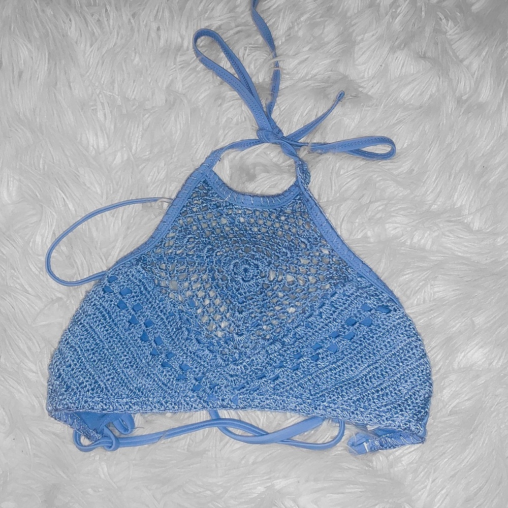 crochet bikini top!!